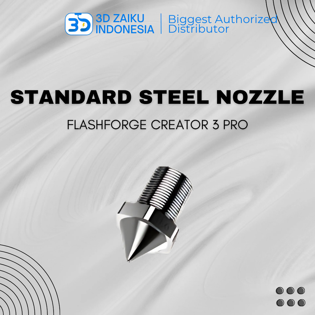 3D Printer Flashforge Creator 3 Pro Steel Nozzle Standard