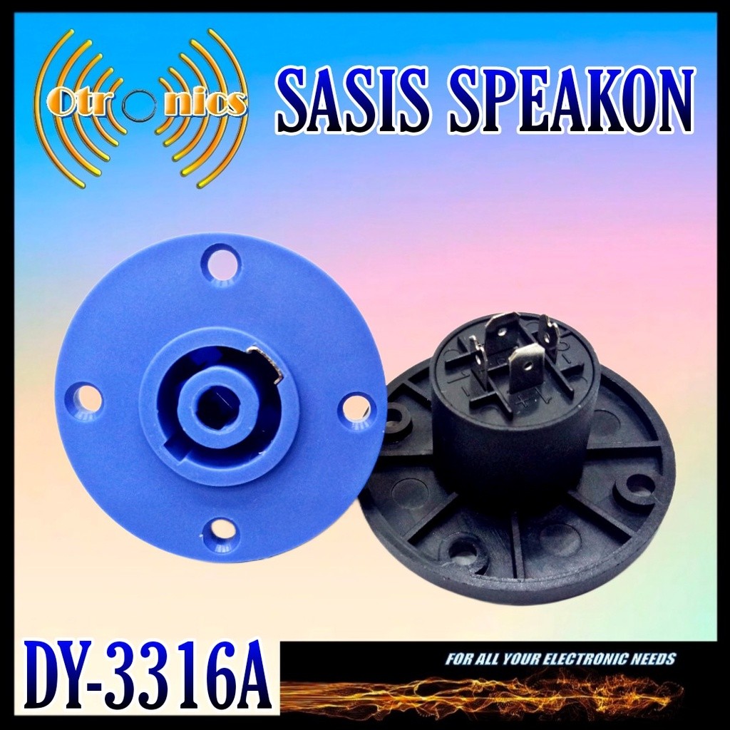 Jack Speakon Female Bulat body / Sasis Speakon Female Bulat