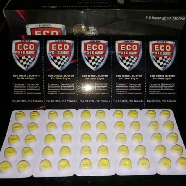 Penghemat Solar Eco Racing Diesel Blister Isi 50 - Penghemat Bahan Bakar