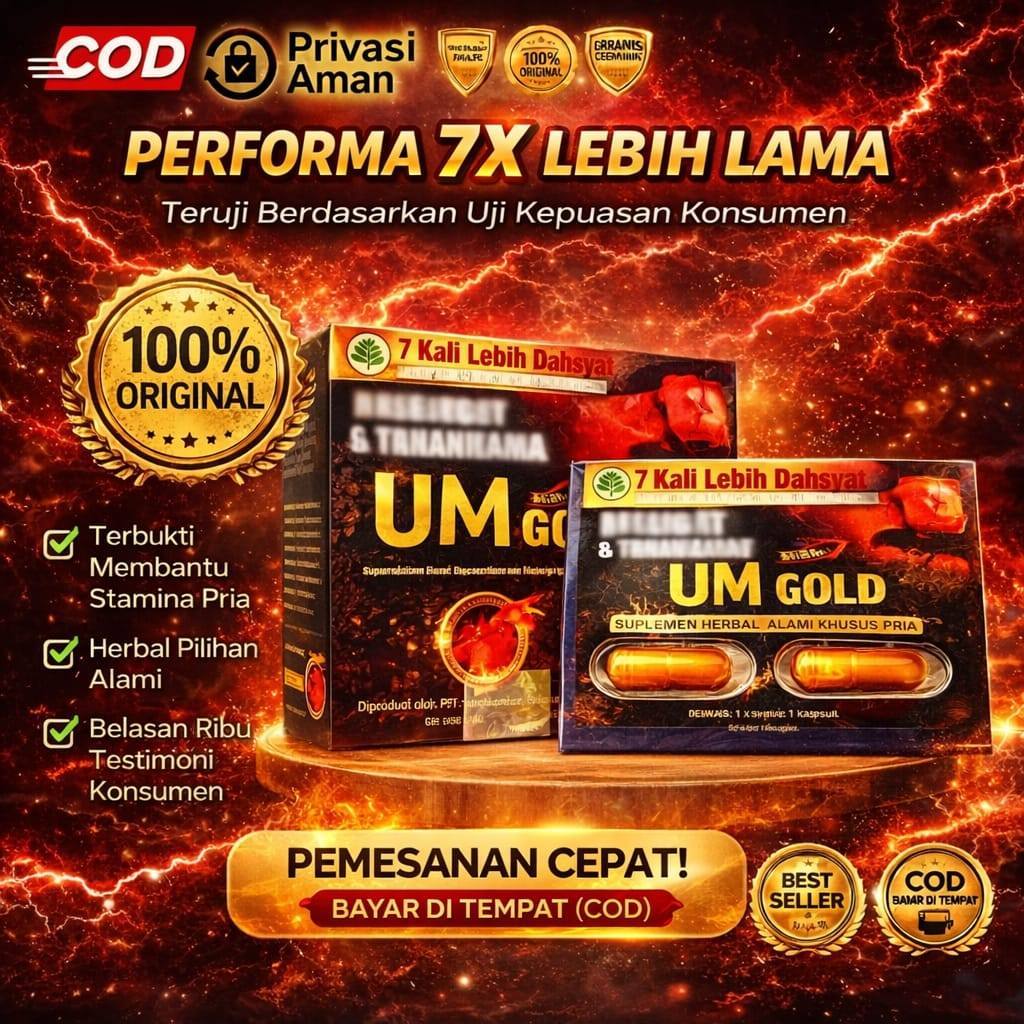 UM GOLD KAPSUL | Ur4tMadu Gold Original 100% Kapsul | UM Gold Blister | Urat Madu 100% Original | Ja