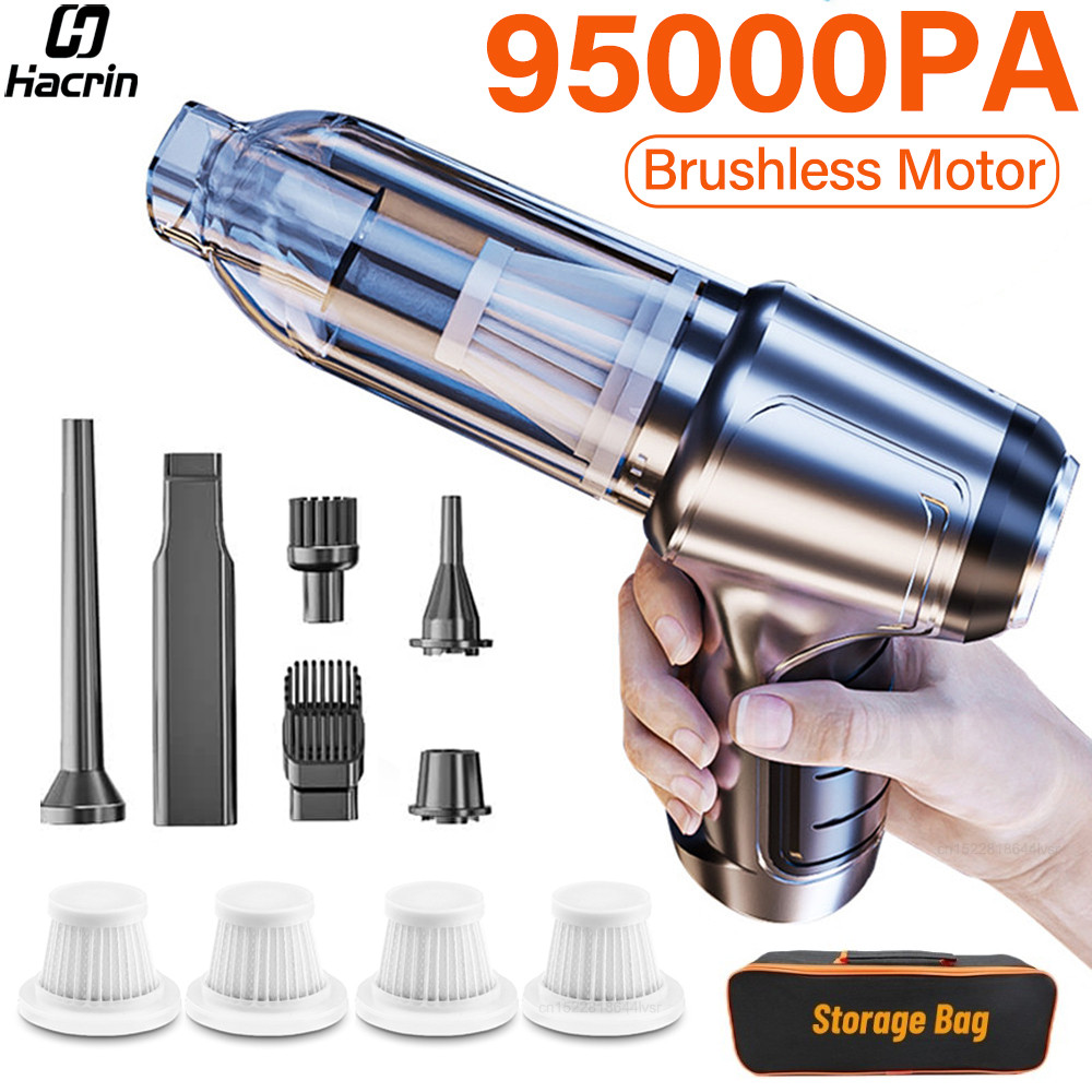 Car Vacuum Cleaner Powerful Wireless car vacuum cleaner 95000PA Strong Suction Handheld Wireless Veh