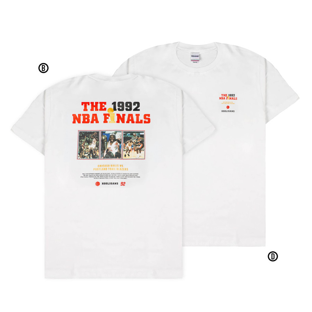 ORI HOOLIGANS T-Shirt 1992 Finals White