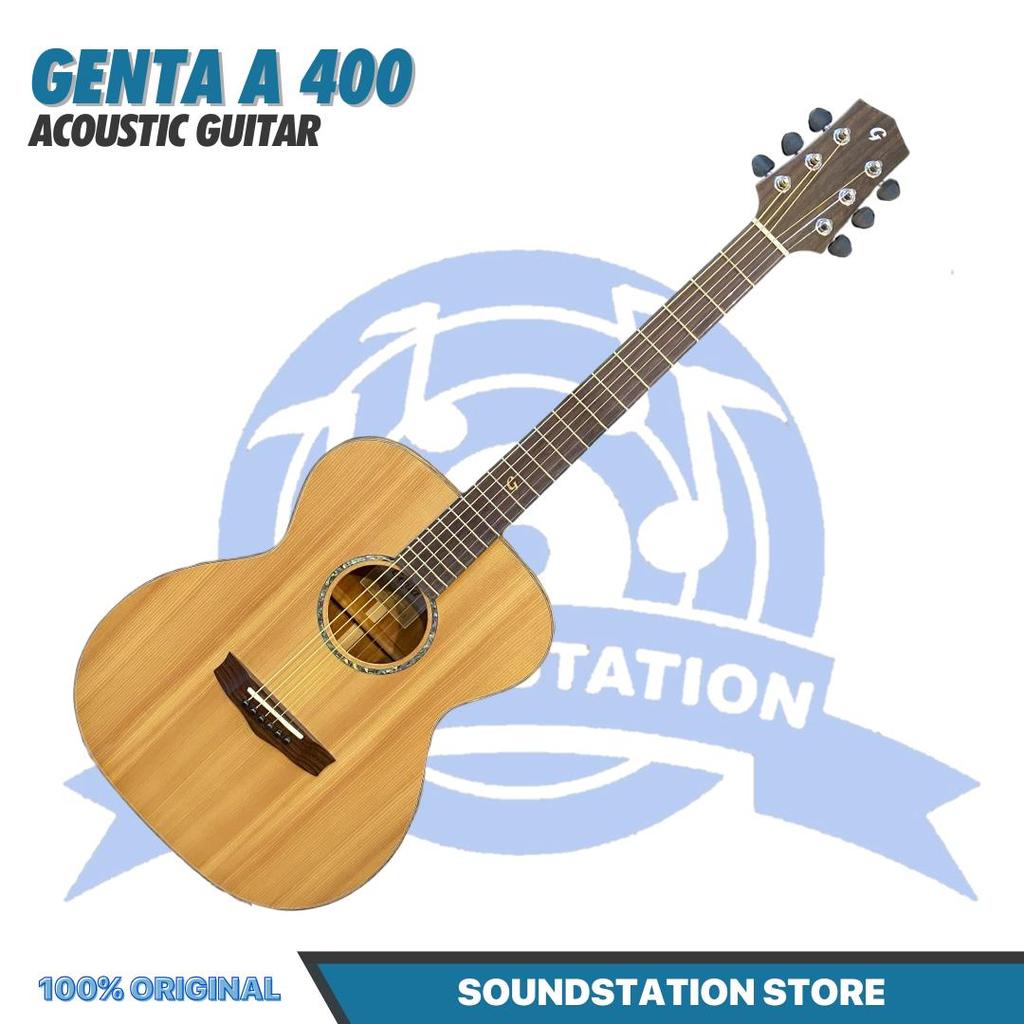 Genta A 400 Acoustic Guitar - Gitar Akustik Genta A400 Original Asli