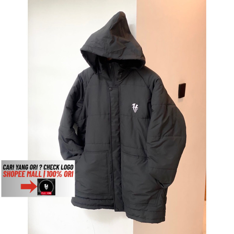 Huskey Clothing - jaket parasut - bloated parasut blk - huskey bali