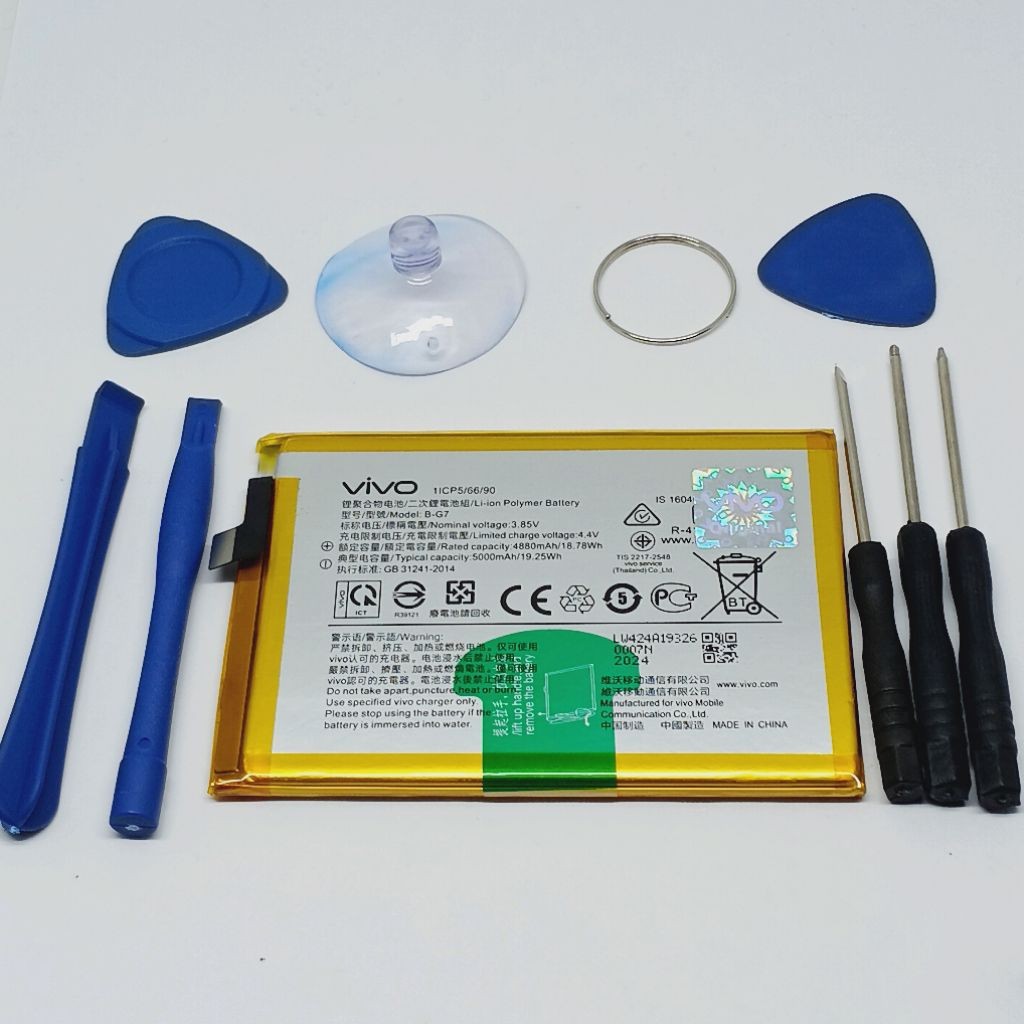 BATREAI BATRE VIVO Y17 B-G7  BONUS OBENG HP