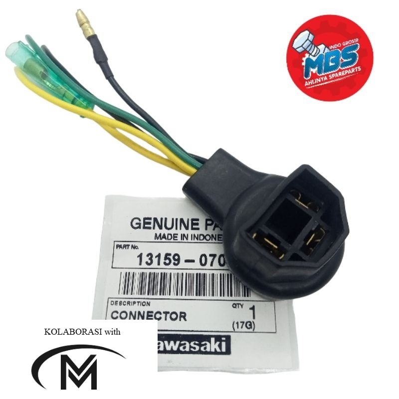 Kabel soket lampu depan H4 KAWASAKI NINJA RR NINJA R NINJA 250 KARBU