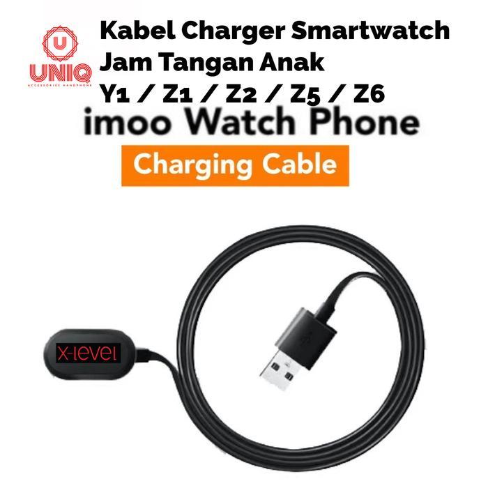 Kabel Charger Smartwatch Imoo Y1 Z2 Z5 Charger Jam Tangan Anak imoo Z5 - Black