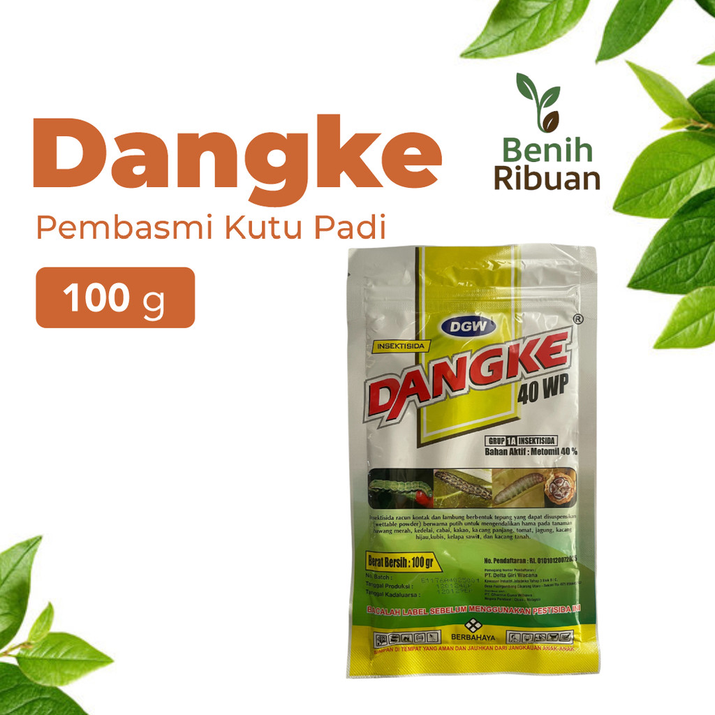 BENIH RIBUAN - Pestisida Dangke Insektisida 100 gram Pestisida Hama Obat Kutu Padi Cabai Jagung
