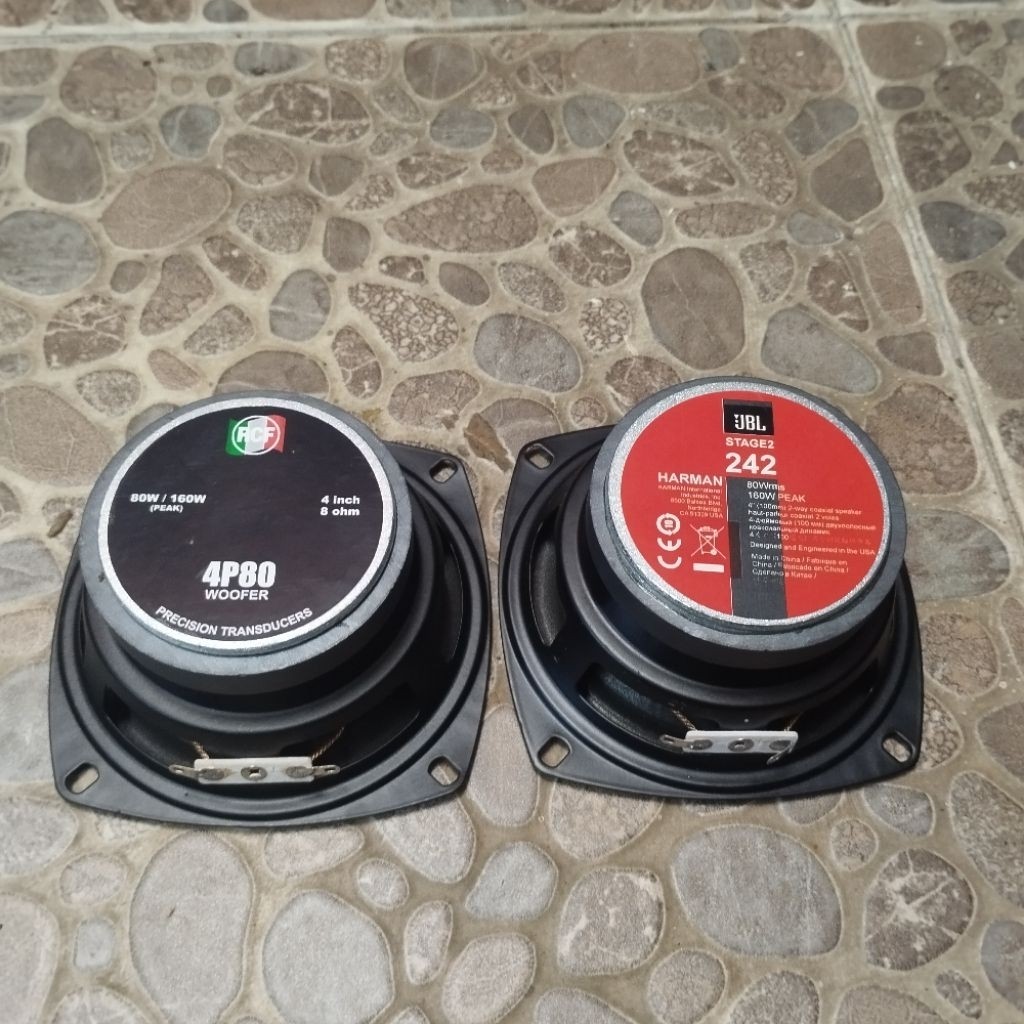 SPEAKER KOMPONEN 4 INCH JBL DAN RCF ORIGINAL GRADE A