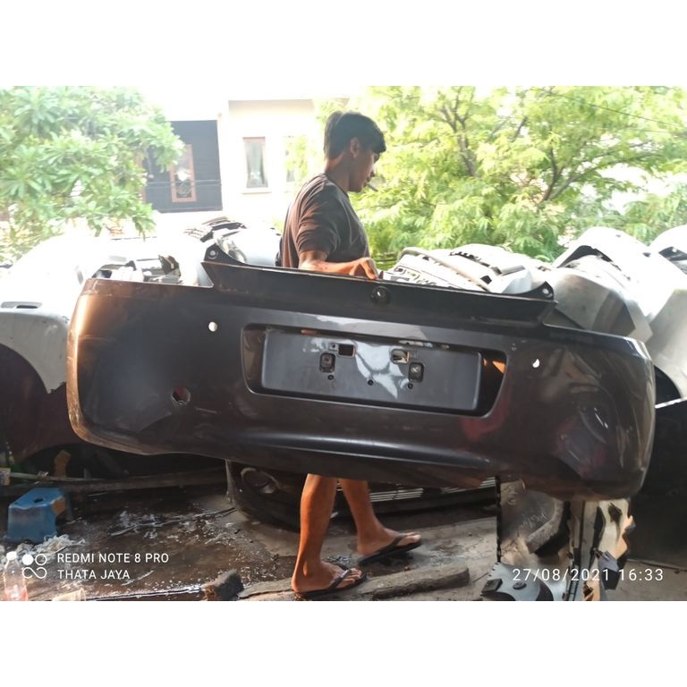 Bumper belakang brio satya