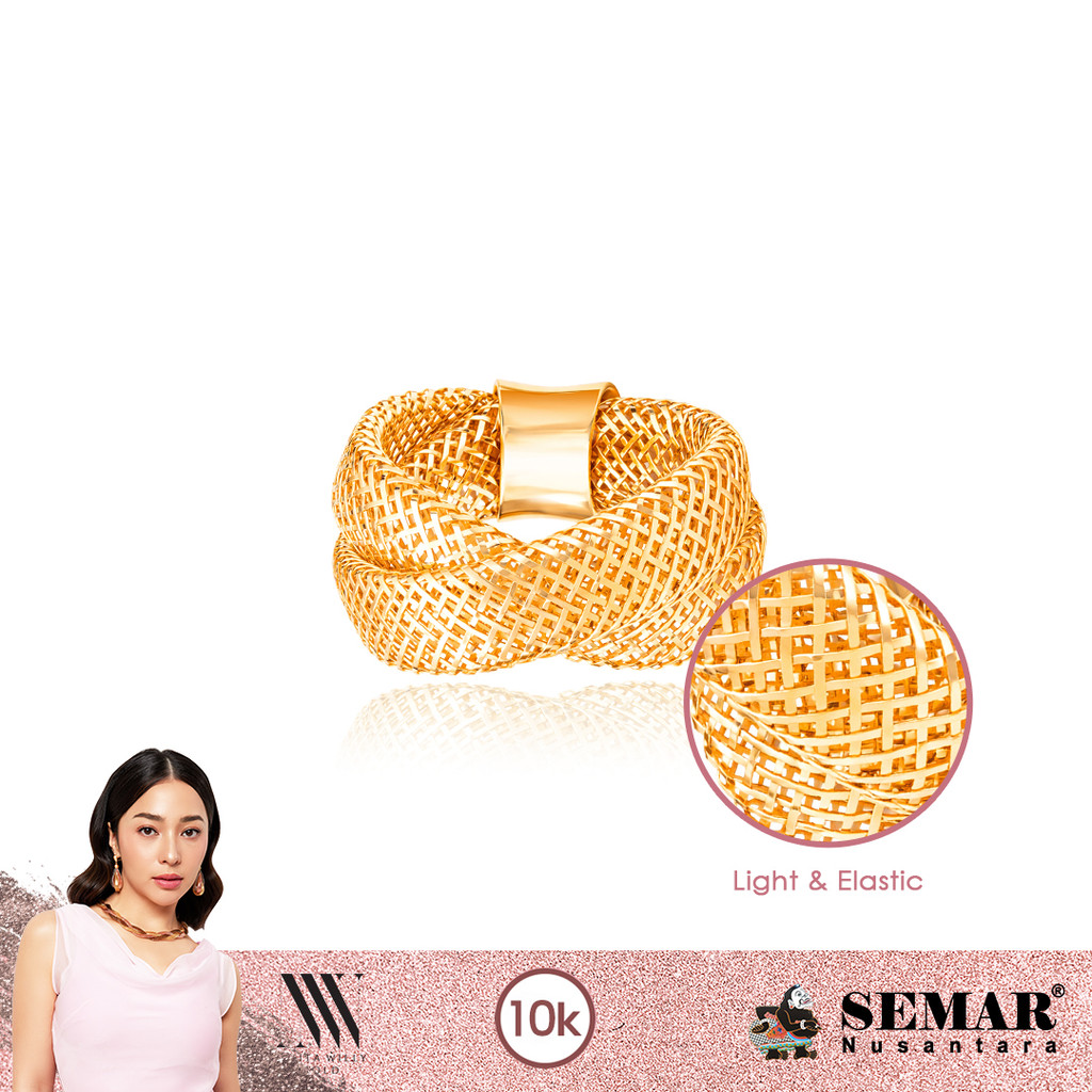 Nikita Willy Gold Cincin Emas Featherlite Whisper Ring Collection 10K Semar Nusantara