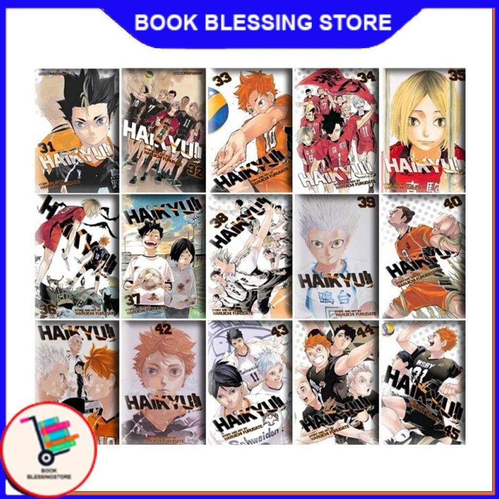 Haikyuu manga vol.1-45 (English) - Book Blessing Store