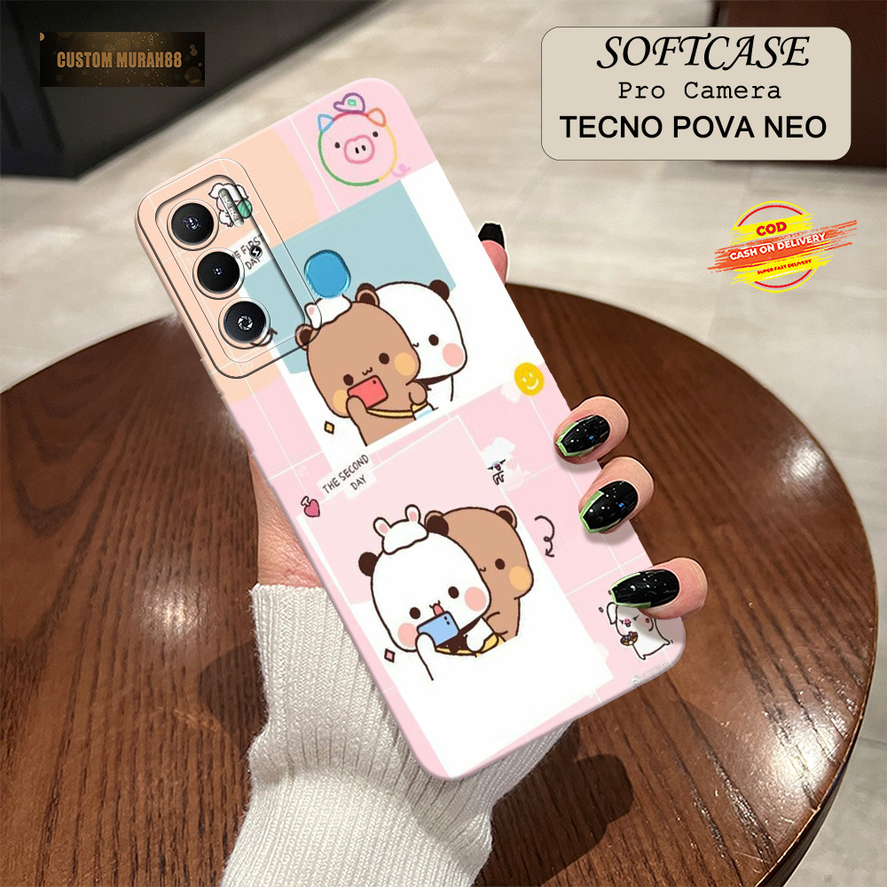 Case Tecno Pova Neo Terbaru - Fashion Case KARTUN - Casing Hp Tecno Pova Neo - Softcase Pro Camera T