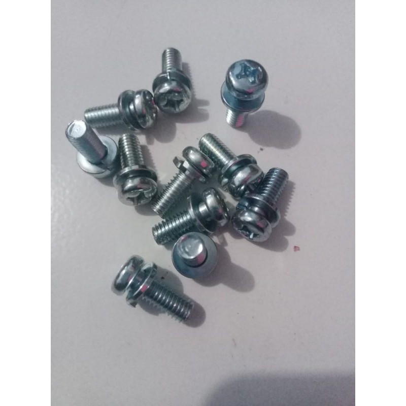 baut Jp obeng plus m6x16 size 10 ring single