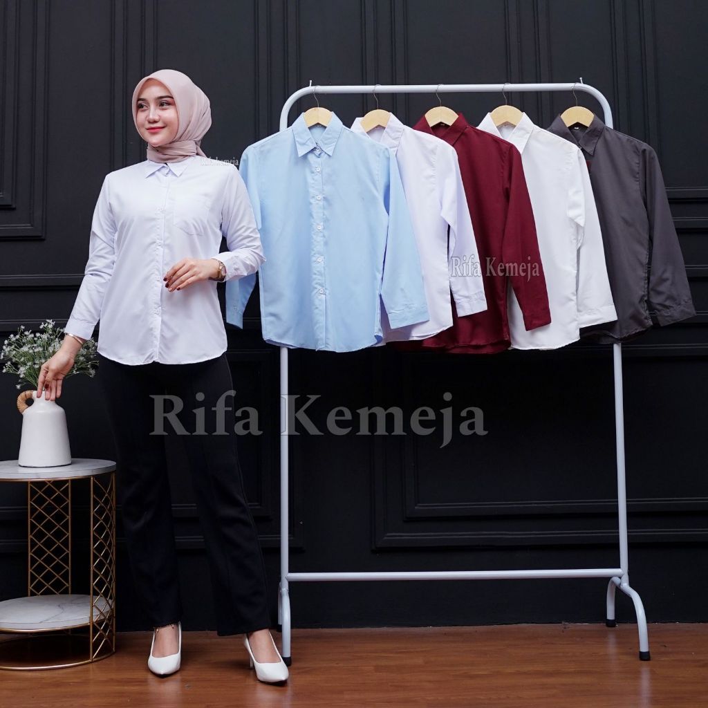 Kemeja Putih Wanita - Kemeja Kerja WaniTA - HEM Putih Wanita