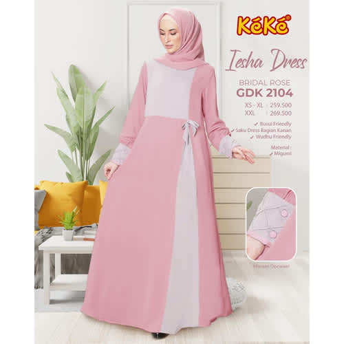 KEKE GAMIS DEWASA GDK 2104 BRIDAL ROSE