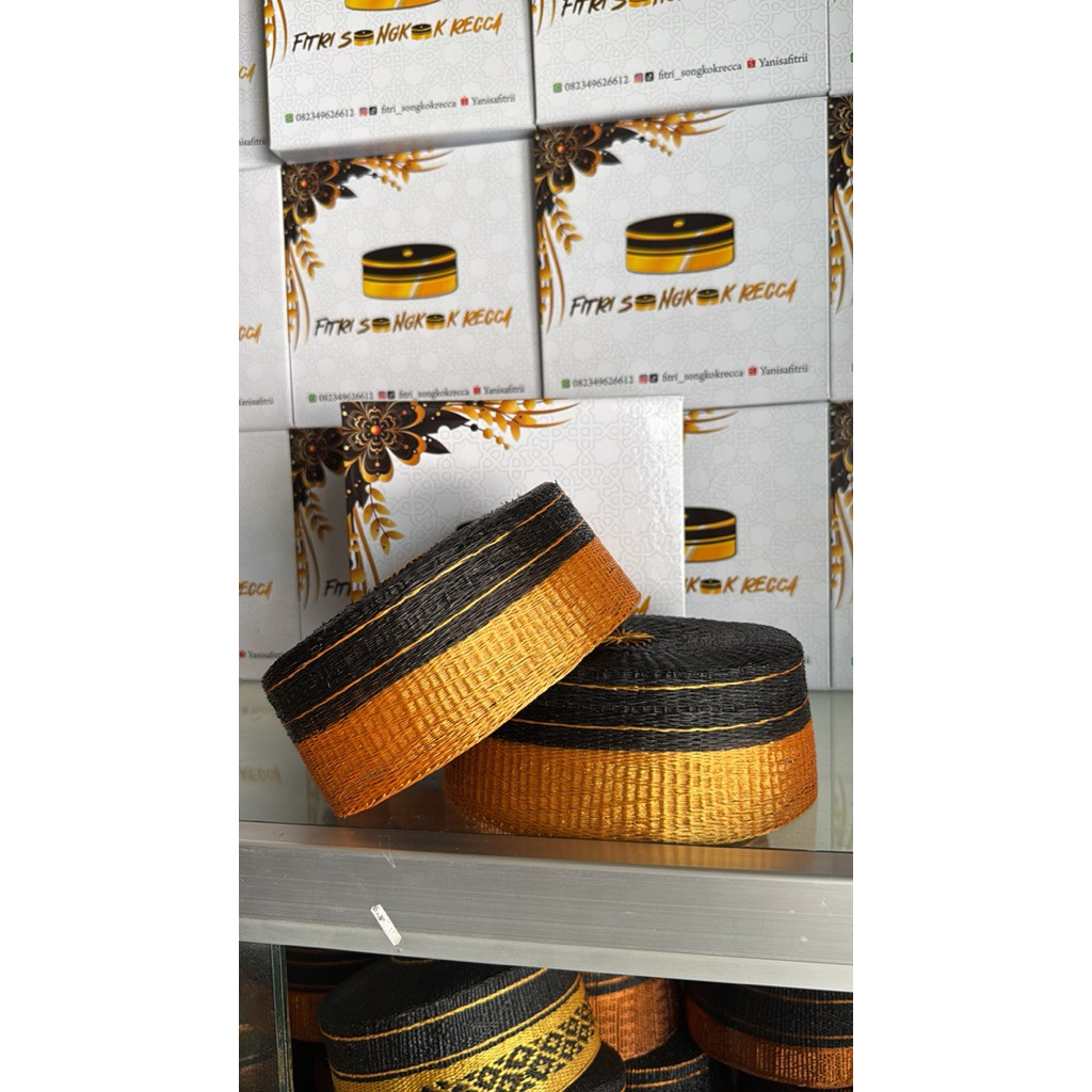 GUNSHOP Songkok recca songkok asli to bone Terlaris termurah