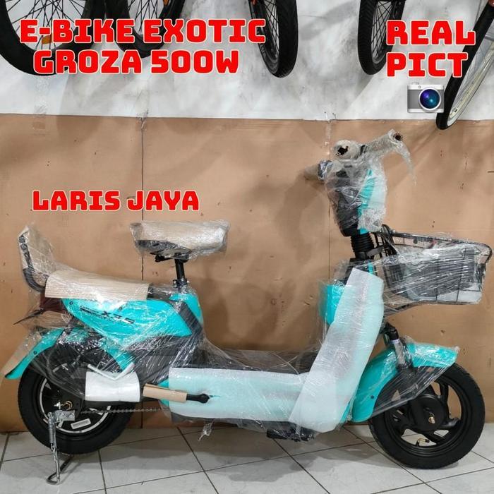 HARGA PROMO SPESIAL Promo Diskon.... Sepeda listrik exotic groza  terbaru sepeda listrik termurah 50