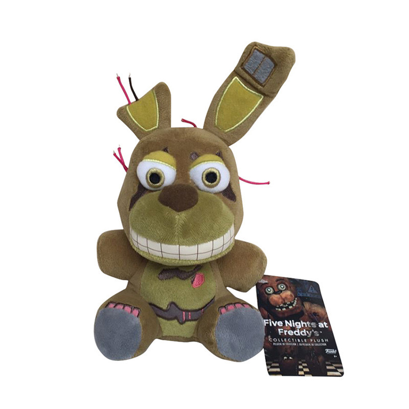 2026 Hot Five Night At Freddy Fnaf Cute Plush Toy Game Doll Bonnie Bear Foxy Cartoon Stuffed Dolls F