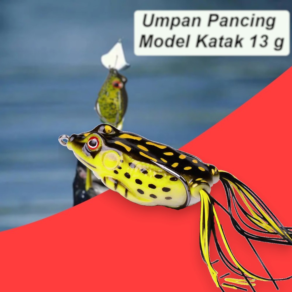 Umpan Pancing Katak Kecil Frog Lure Soft Tube Bait 3g - Umpan Pancing Ikan Air Tawar Katak - Aksesor