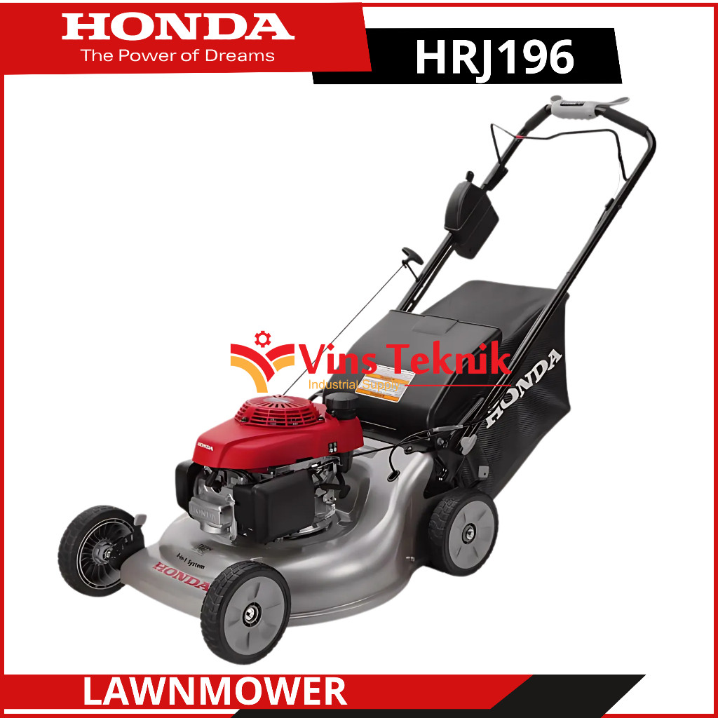 HONDA HRJ196 Mesin Potong Rumput Dorong Bensin Gasoline Lawn Mower 4Tak HRJ 196