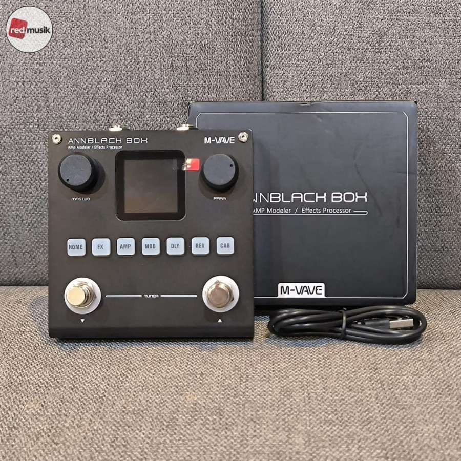 Efek Gitar M Vave BlackBox Amp Modeler Multi Efek MVave Black Box Original