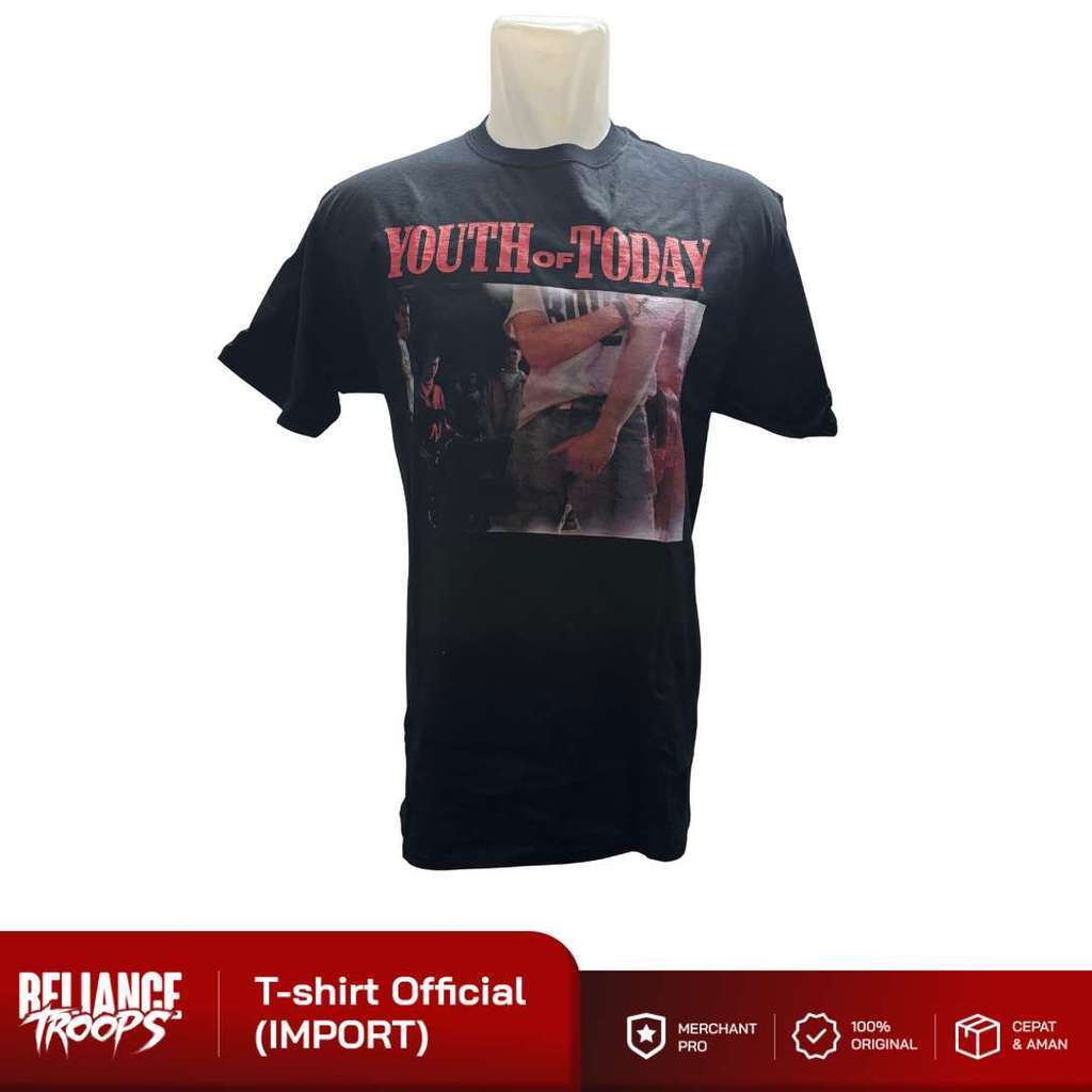 T-shirt Official | Youth Of Today - We're Not In This Alone (Black)