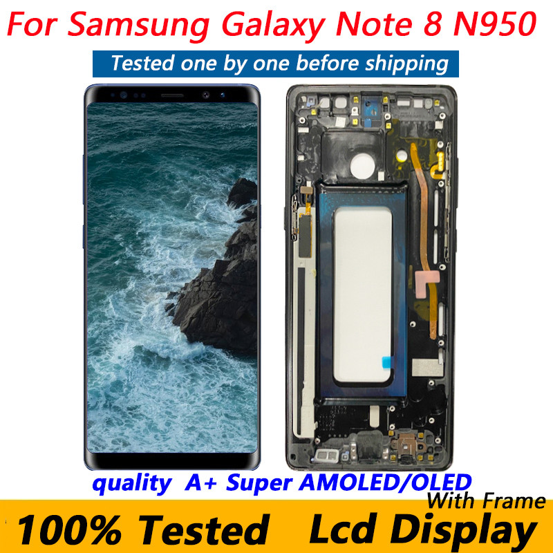 Super AMOLED/OLED Note8 Tested Replacement For Samsung Galaxy Note 8 N9500/DS N950F LCD splay Touch 