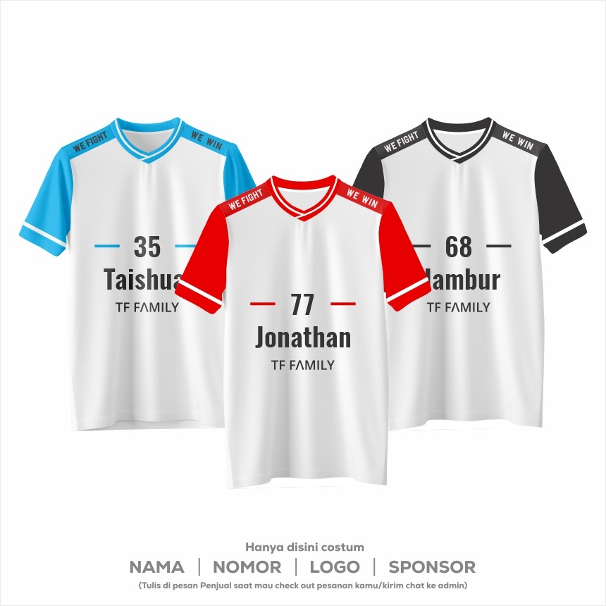 Baju Jersey Jonathan Summer Games TF FAMILY 2025/TF FAMILY/JERSEY TF FAMILY