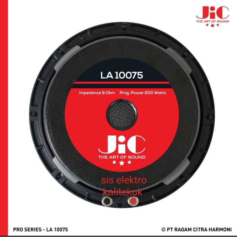 Speaker 10 Inch JIC LA 10075