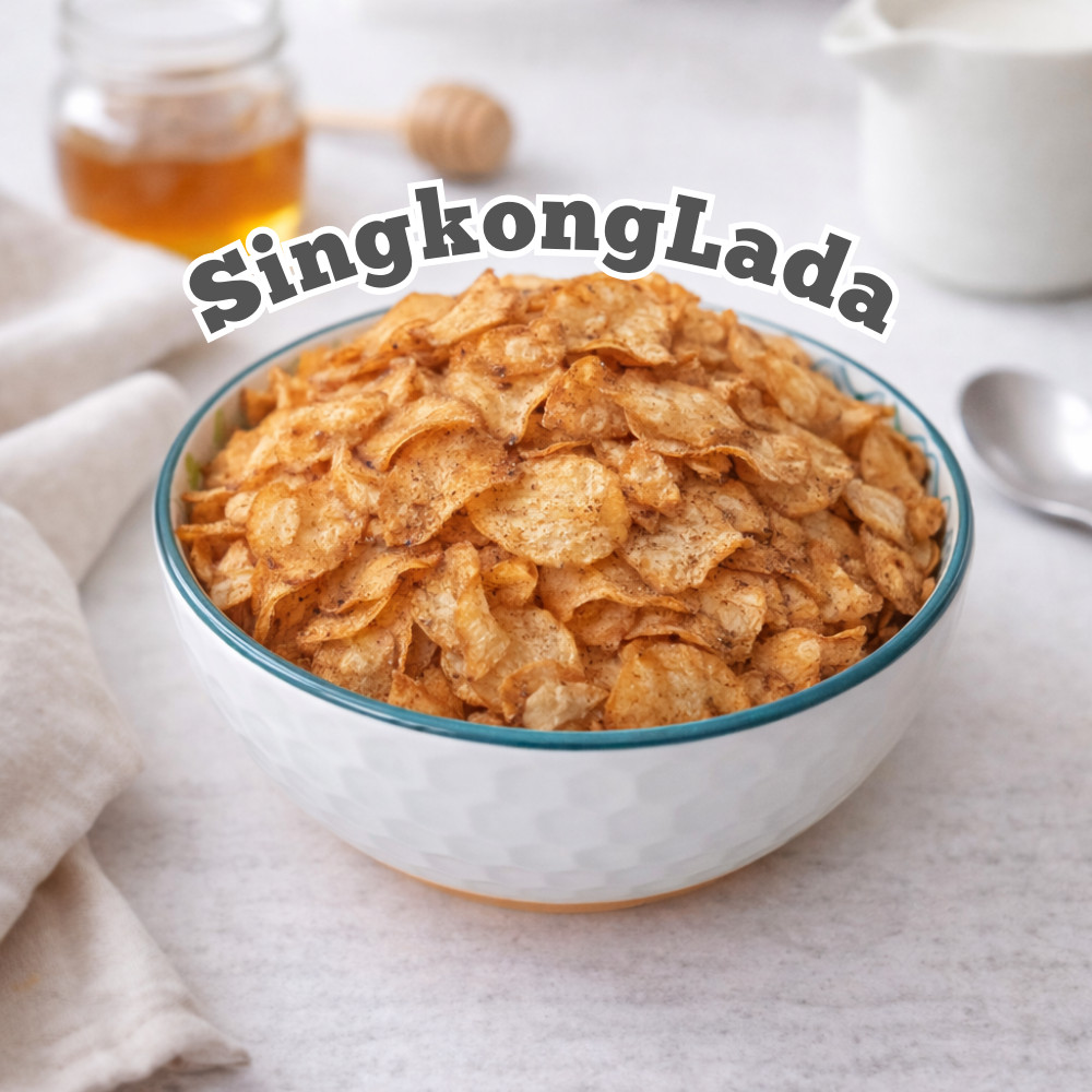 [DELISH SNACKS] Keripik Singkong Lada (Grosir) 250gr 500gr 1 KG / Snack Cemilan Grosiran Kiloan