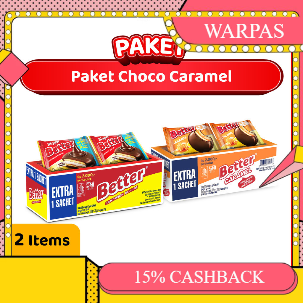 WARPAS Paket Better Choco Caramel dari Mayora