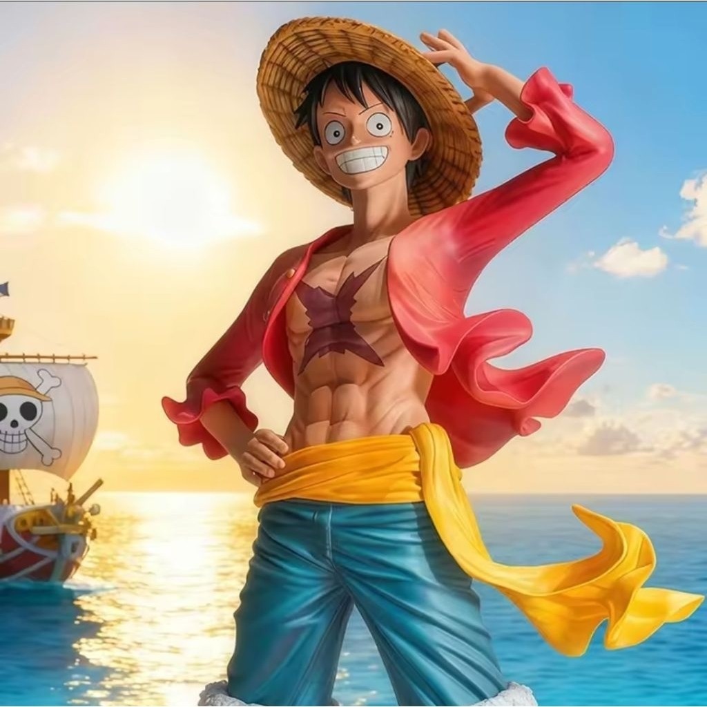 TERBARU Action Figure One Piece Monkey D Luffy 24cm Pop Version