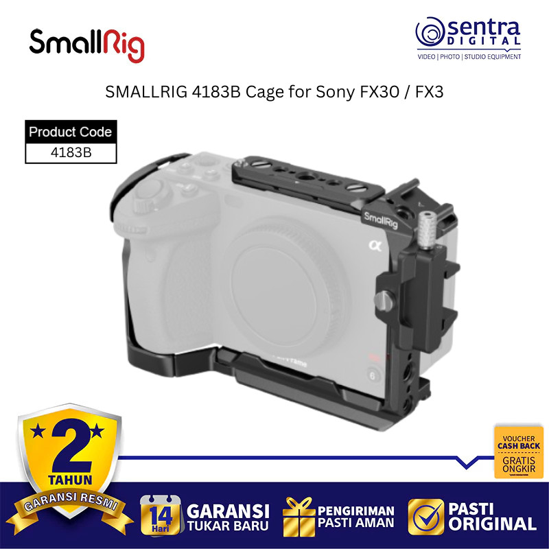 SMALLRIG 4183B Cage for Sony FX30 / FX3 X01