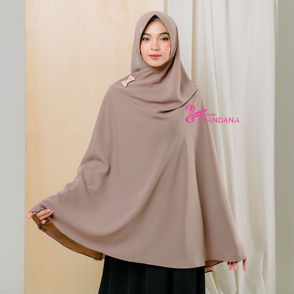 SHD_SHOP Hijab Syandana Khimar Jilbab Syari Jumbo Jilbab Instant Terbaru Kekinian