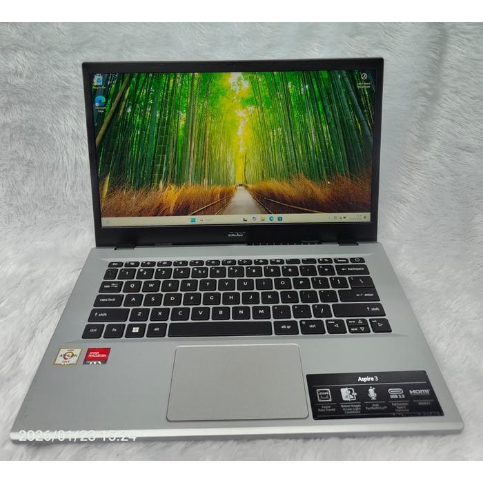 LAPTOP ACER ASPIRE 3 A314 ATHLON GOLD 7220U RAM 8 GB SSD 512 GB MULUS SIAP PAKAI