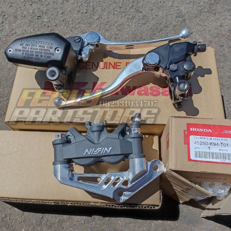 MASTER REM ER 6 ORIGINAL HANDLE KOPLING ZX900 ORIGINAL KAWASAKI MASTER SET ER6 CB GL MEGAPRO TIGER G