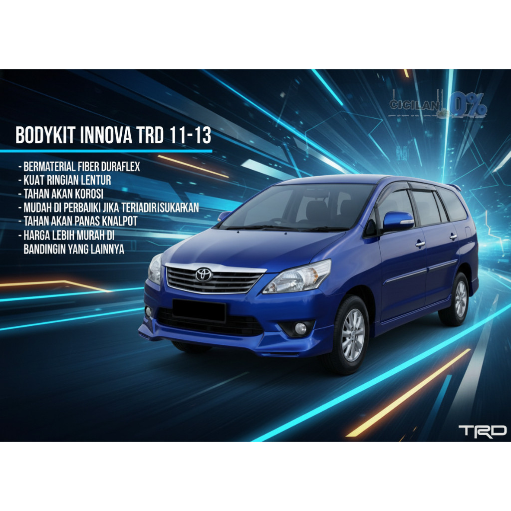 bodikit bodykit toyota kijang innova 2011-2013 TRD BODIKIT INNOVA TRD