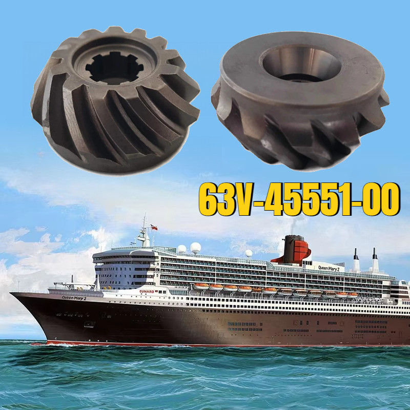 63V-45551-00 Yamaha Pinion Gear Mesin Tempel Gigi Jantung Mesin Tempel 15Pk