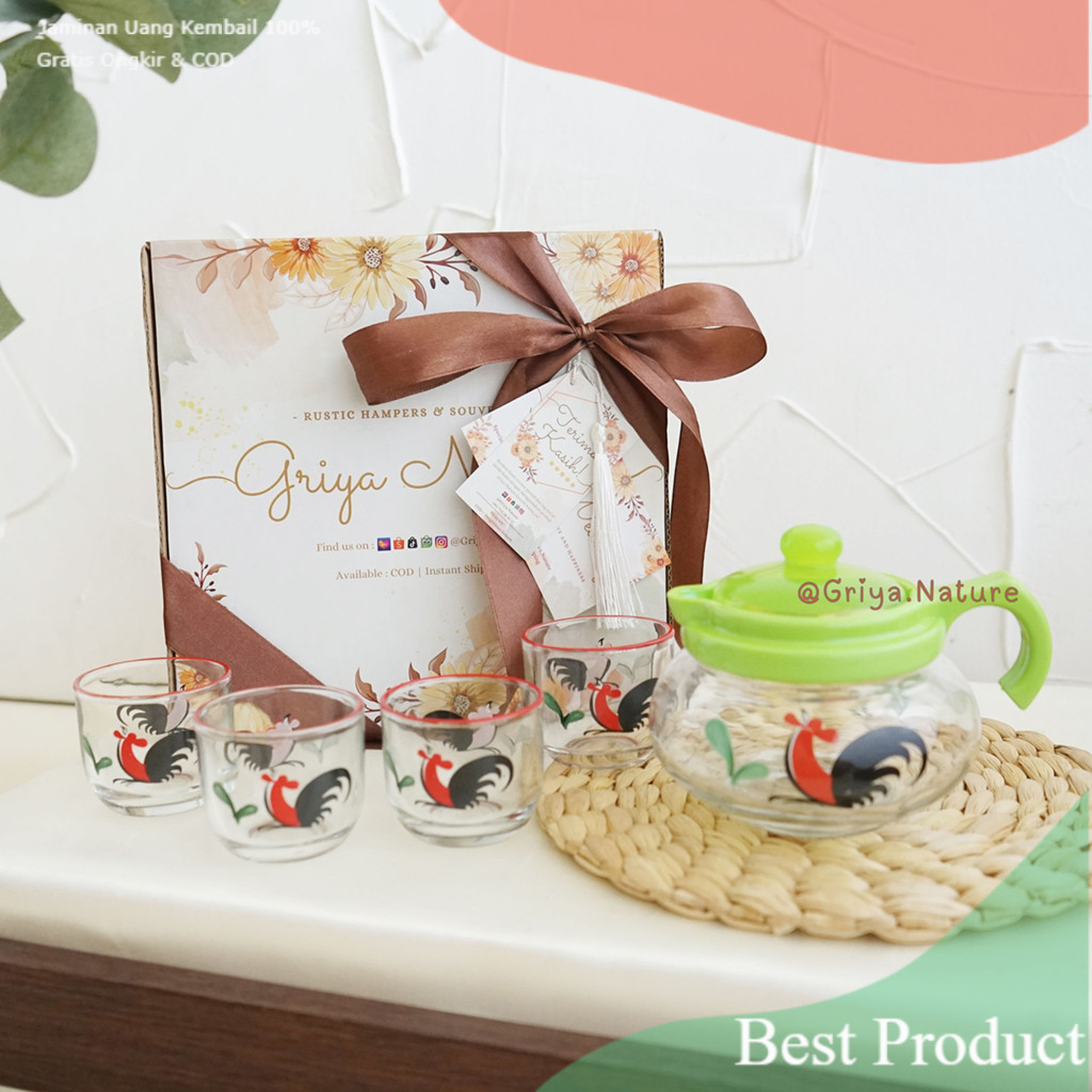 [GRIYA NATURE] Amertya Hampers | Kado Pernikahan / TEKO Set MINI Jago | Souvenir | Hampers Unik Aest