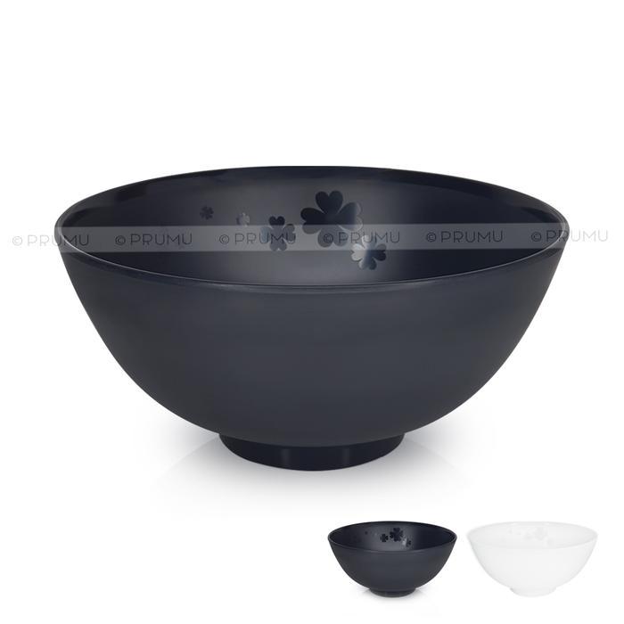 Mangkok mie ramen melamin 8"- mangkok adonan - mangkok besar - V918 - Hitam