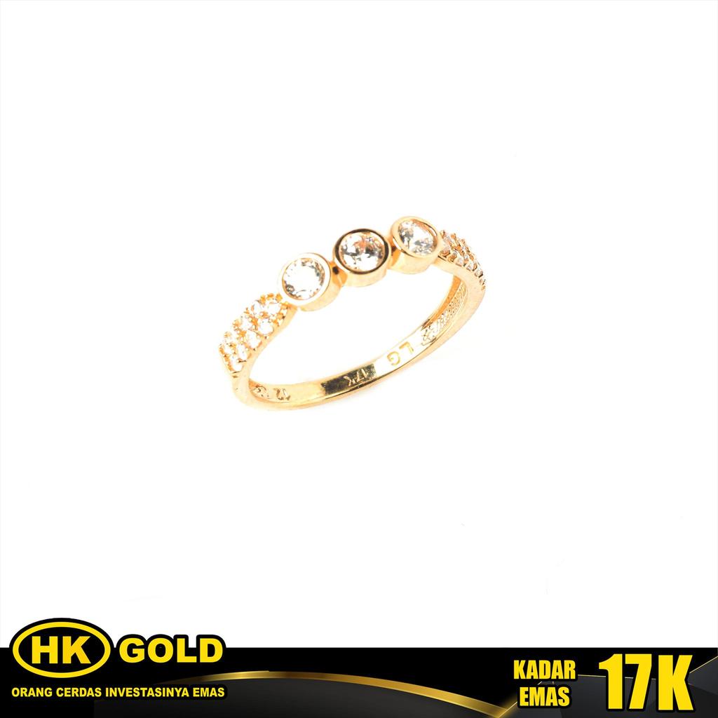 Cincin Emas 17K Type 940 HK GOLD