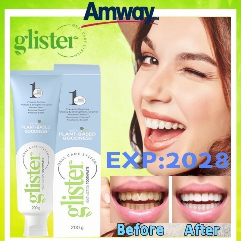 *NEW*Glister Amw@y Toothpaste 200gr / Odol Amway Glister / Amway Glister Toothpaste / Multi Action F