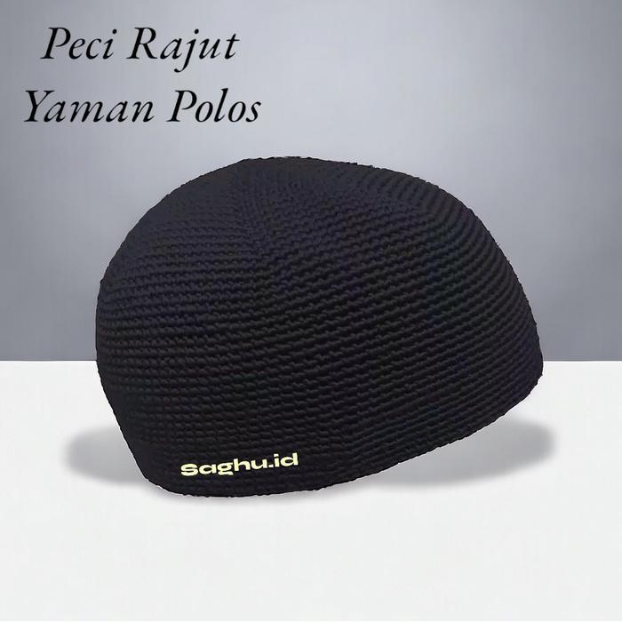 PROMO Peci yaman rajut polos dewasa warna lengkap handmade volt 2 Kopiah Muslim Nyaman Lokal Songkok