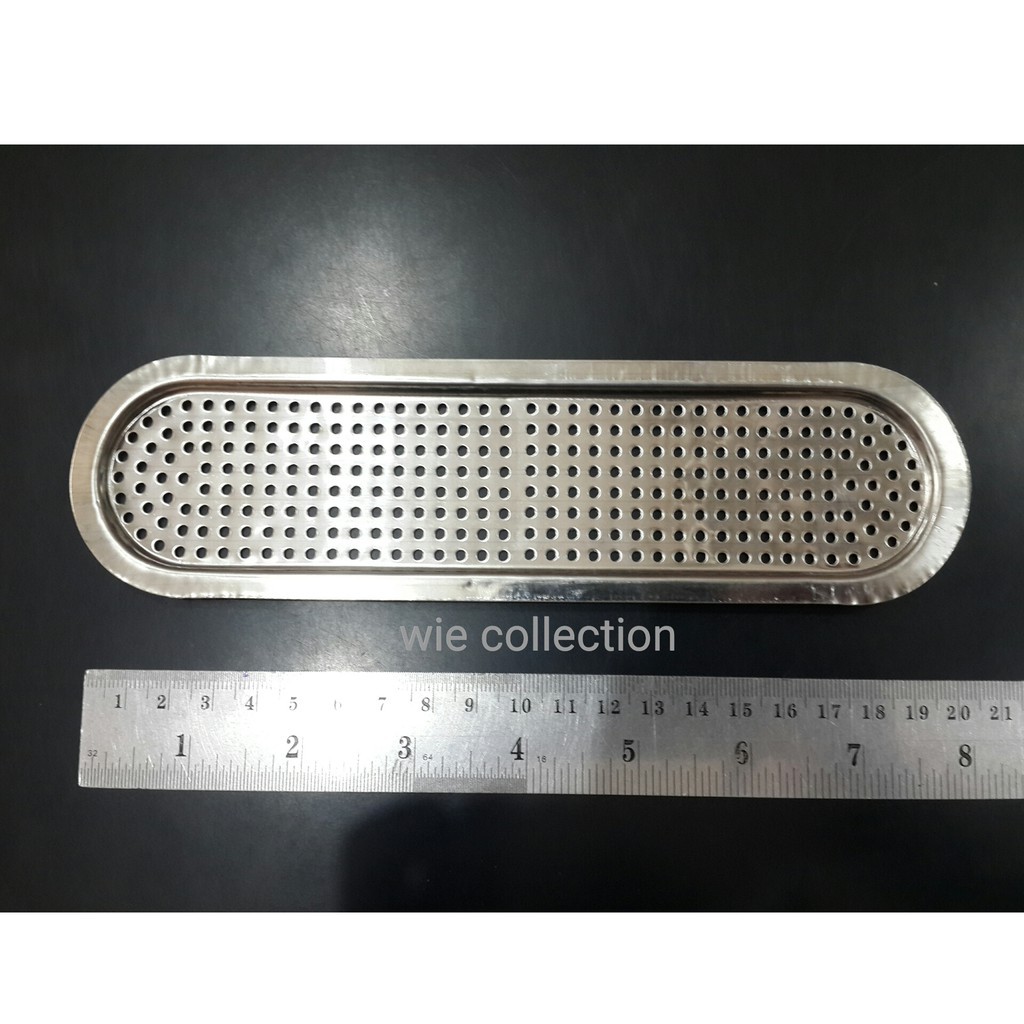 LUBANG ANGIN LEMARI OVAL STAINLESS / LUBANG HAWA VENTILASI LEMARI OVAL STAINLESS