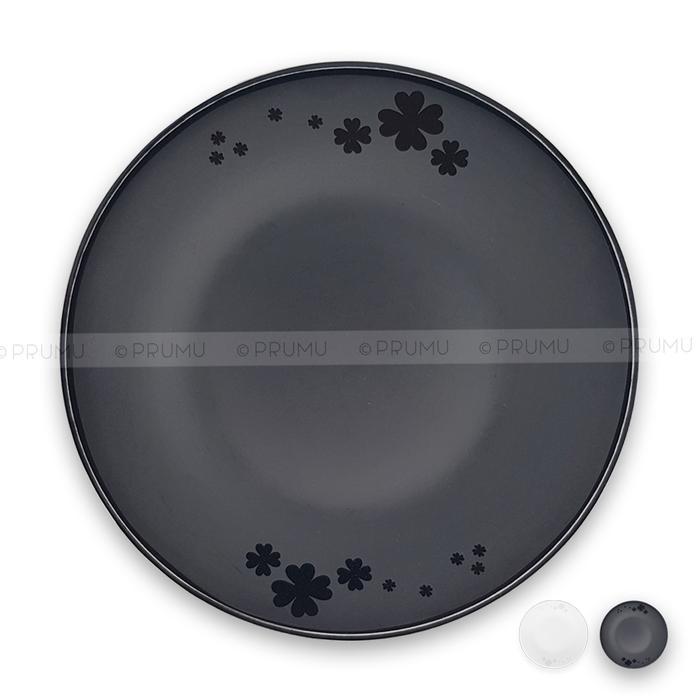 Piring Ceper Melamin - Piring Cafe, Piring Kue, Piring Resto - Unica - Hitam, 6 inch