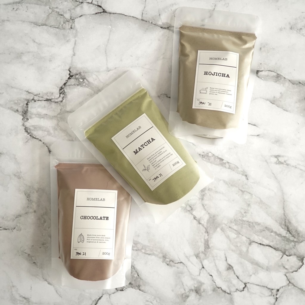 TERLARIS Homelab Bubuk Minuman Hojicha Premium / Roasted Green Tea Hojicha Powder - 200G