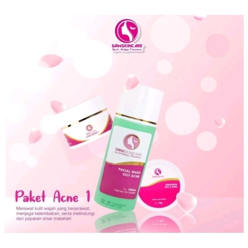 DRW Skincare Paket Acne Untuk Kulit Berminyak