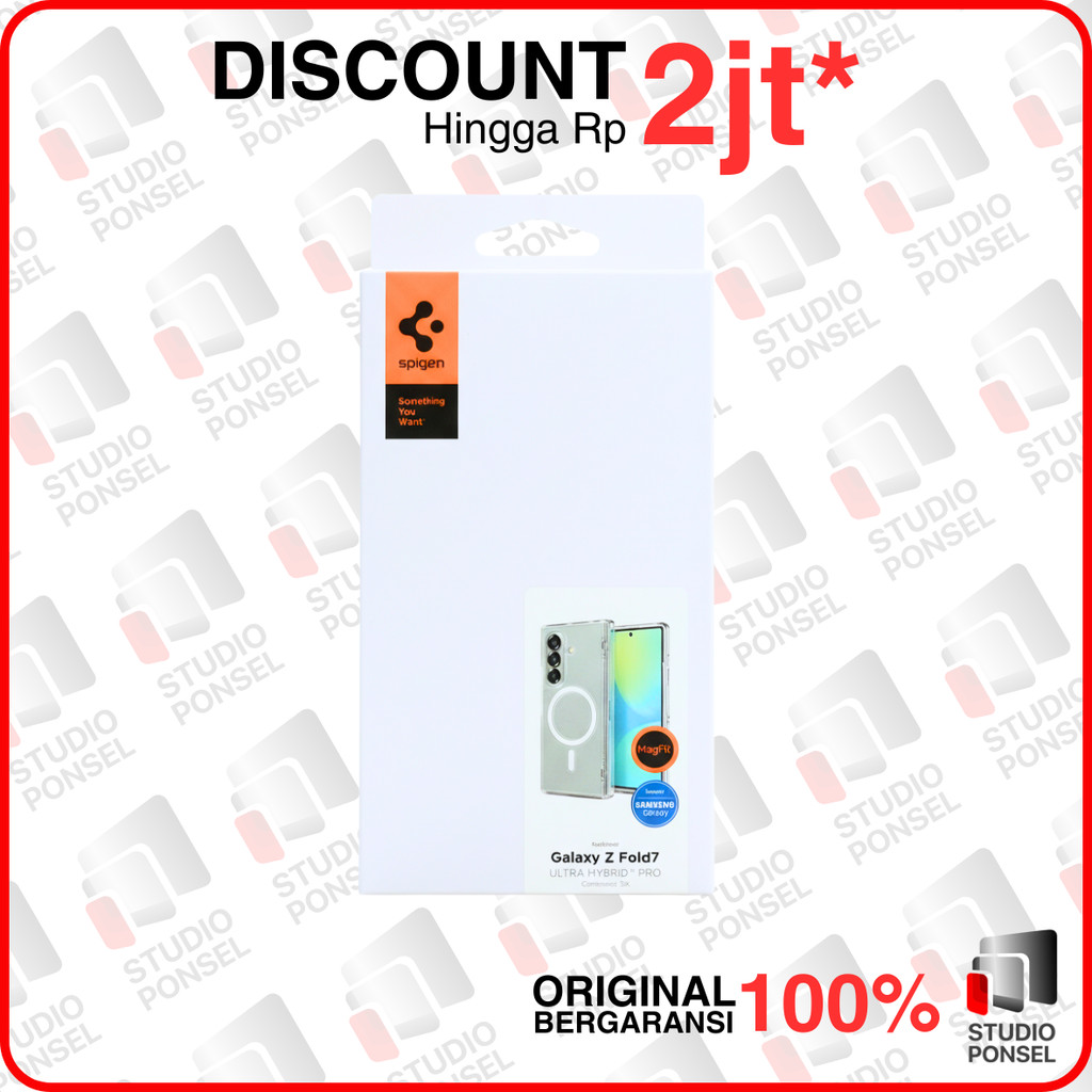 Spigen Ultra Hybrid Pro Magfit Case for Samsung Galaxy Z Fold 7 Casing Clear White