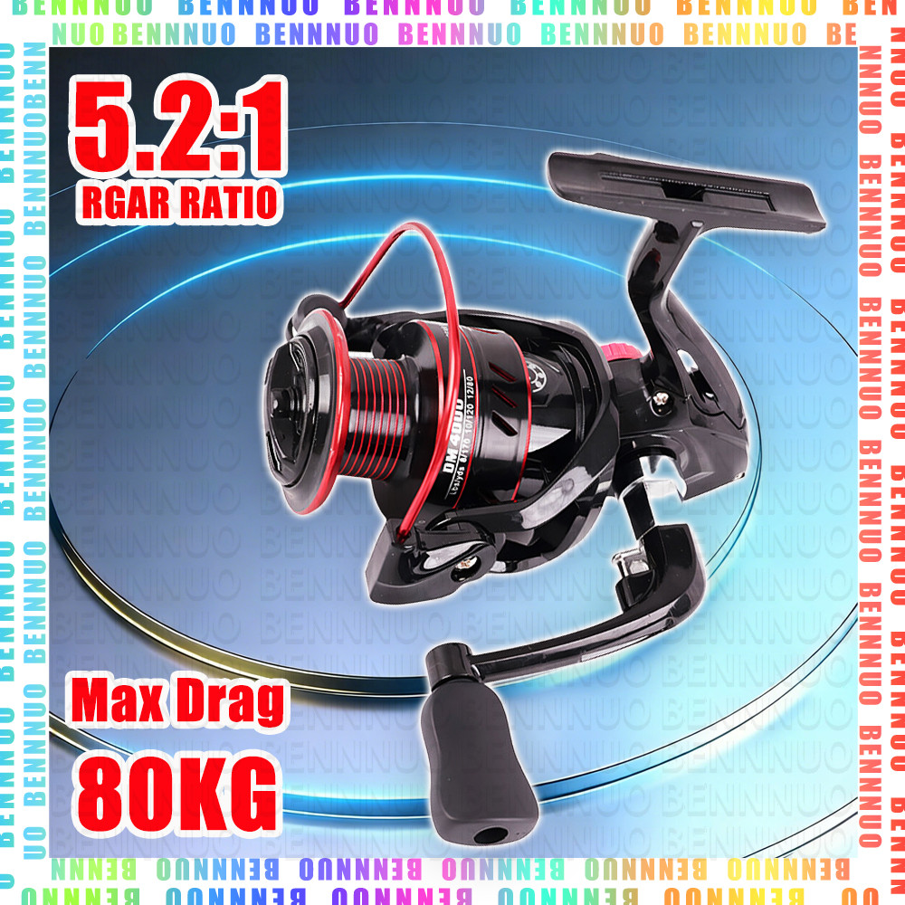 Reel Pancing Spinning Series DM1000 - DM7000 Gear Ratio 5.2:1 Reel Pancing Putar Rell Rill Pancing K